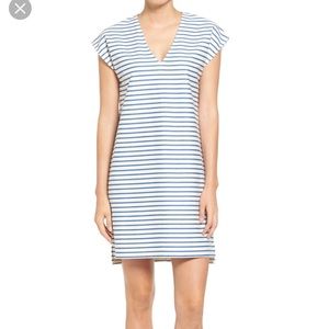 Madewell Blue Stripped Dress